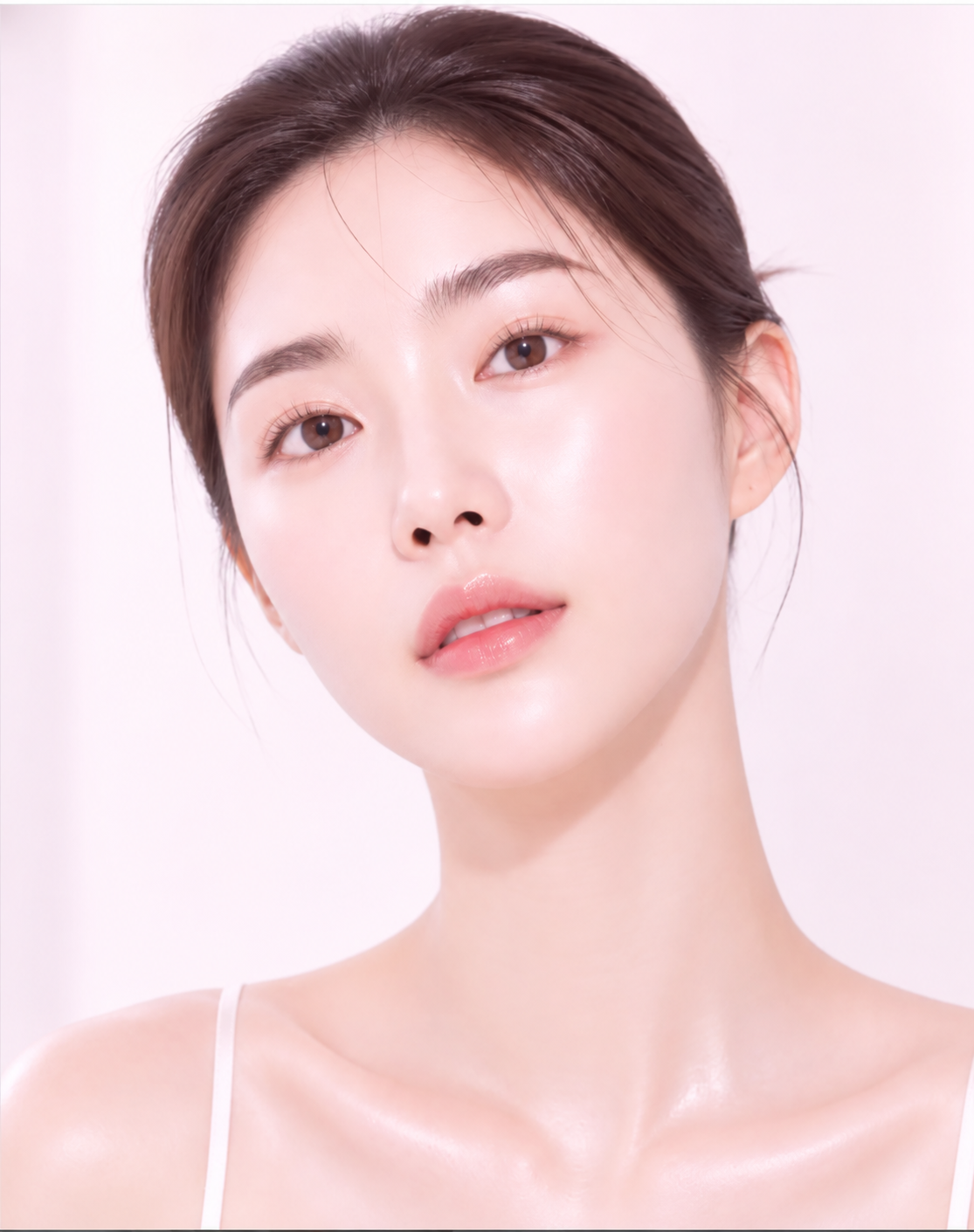 뷰티 모델 · 앵글 클로즈업